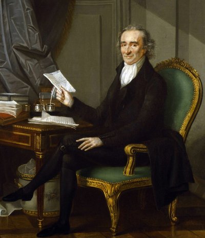 Portrait of Thomas Paine by Laurent Dabos